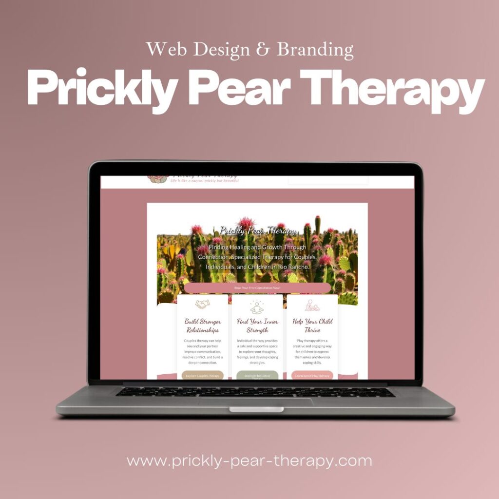 Therapy website design